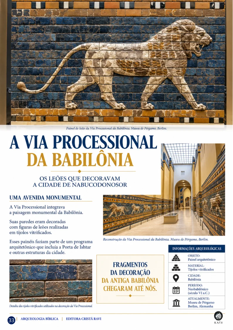 Página sobre a Via Processional da Babilônia